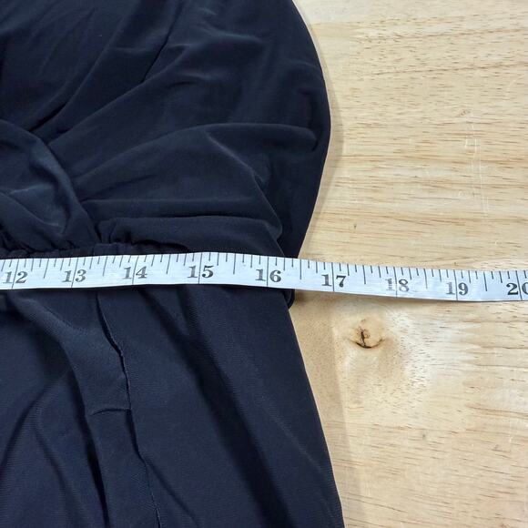 Magicsuit NWT Bianca One Piece Romper Swimsuit Black Size 14 Halter Wireless Bra - Picture 8 of 10